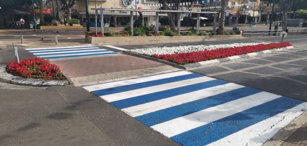 מדליק: כך נראים מעברי החציה ברמת גן