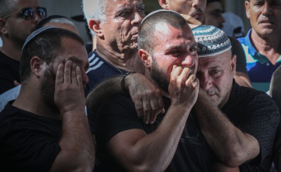 תחת אזעקות וטילים: משה אגדי הי"ד הובא למנוחות