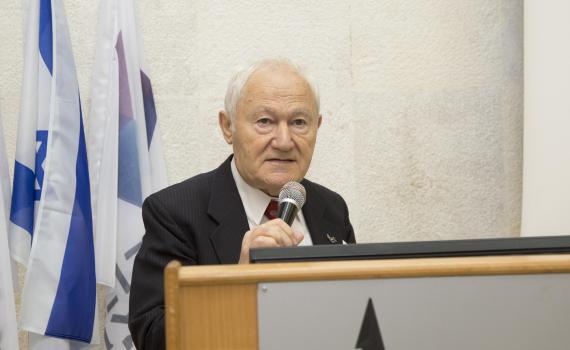 עיטור יקיר העיר ירושלים לפרופ' יוסף בודנהיימר