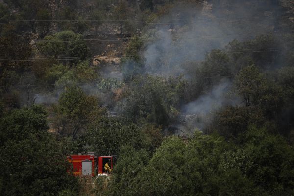 שריפה בכביש 1: מחלף מוצא למערב נפתח לתנועה