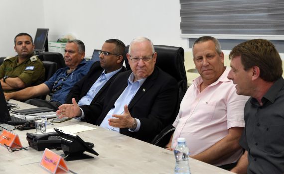 ריבלין: "איש לא יוכל להוציא אותנו מכאן"