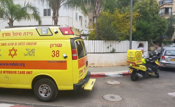 נתניה: פעוט מחוסר הכרה פונה לאחר החייאה לביה"ח