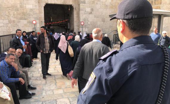 חסימות כבישים: היערכות לתפילות יום השישי ברמאדן