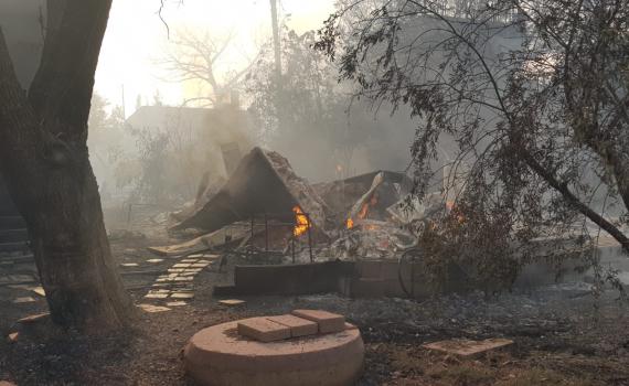 השריפה במבוא מודיעים: "כמעט כל היישוב הוחרב"