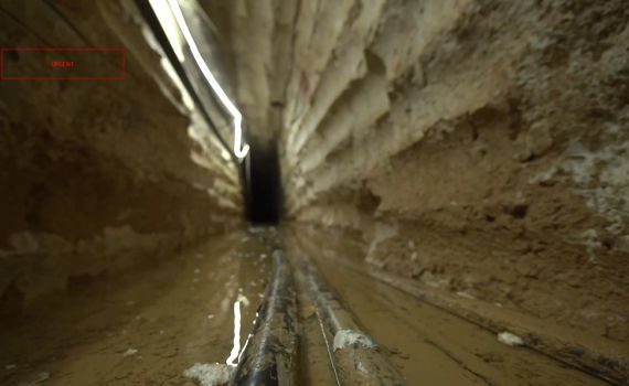 צה"ל חושף מתוך המנהרה של החיזבאללה בצפון