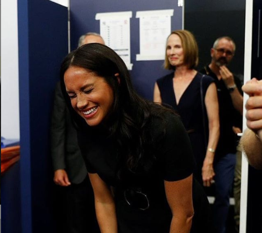 צפו: מה גרם למייגן מרקל להתרגש כל כך?