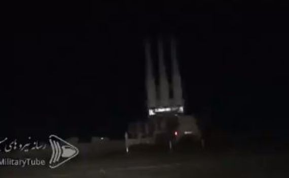 תיעוד איראני: שיגור הטיל לעבר המל"ט האמריקני