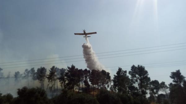 שריפות בשומרון: מתנדבים ומסוקים נאבקים באש