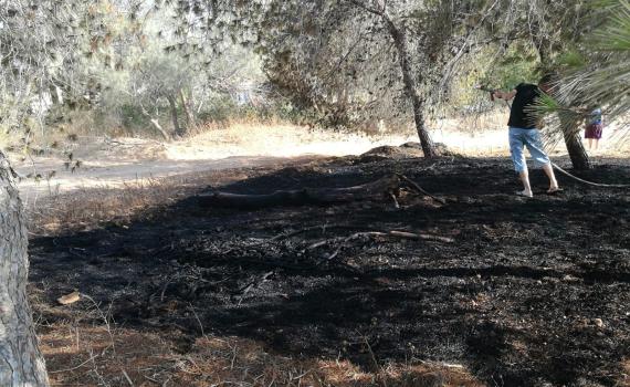 דרום שחור: 14 שריפות בעוטף- אחת בתוך יישוב