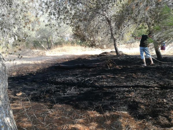 דרום שחור: 14 שריפות בעוטף- אחת בתוך יישוב
