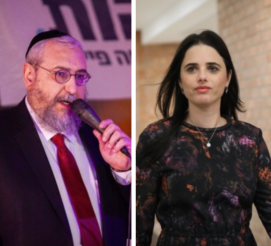 ניסיון לאיחוד עם פייגלין: הרב אמסלם נפגש עם שקד