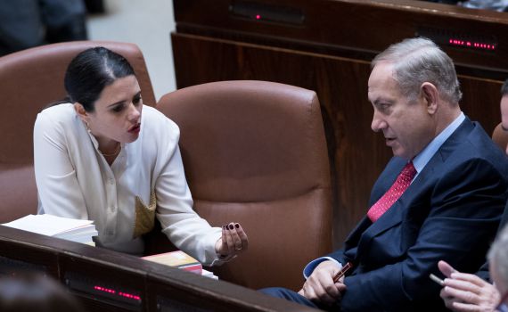 נתניהו טוען: "איילת שקד לא תשוריין בליכוד"