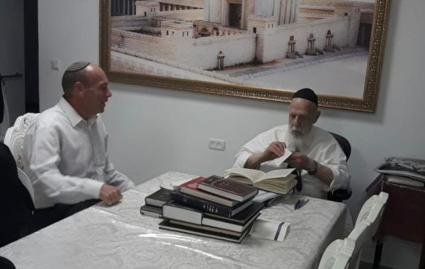 מבקר המדינה נפגש עם ראש מועצת חכמי התורה
