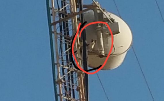 כך חולצה חתולה שנתקעה באנטנה גובה 45 מ'