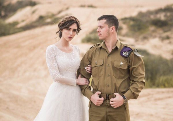 הקצין הסרוג על אשתו: "היא הגיבורה האמיתית"