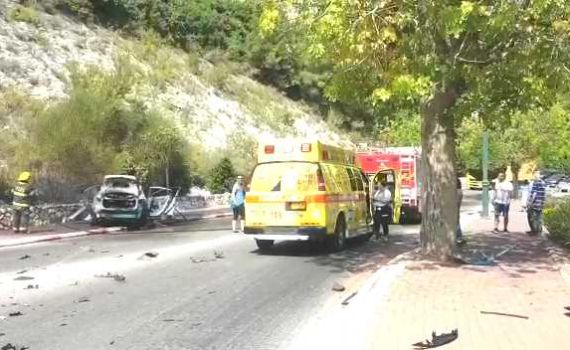 חיסול בנשר: גבר נהרג כתוצאה מפיצוץ ברכבו