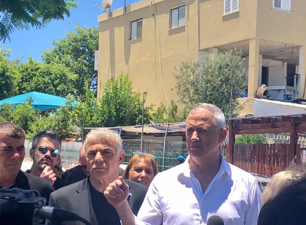 גנץ הציג לתושבי הדרום: משבר המנהיגות של נתניהו