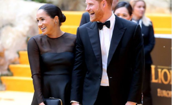 זוג מהסרטים: כשמייגן והארי הגיעו לפרגן ל'מלך האריות'