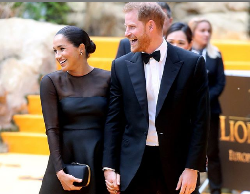 זוג מהסרטים: כשמייגן והארי הגיעו לפרגן ל'מלך האריות'