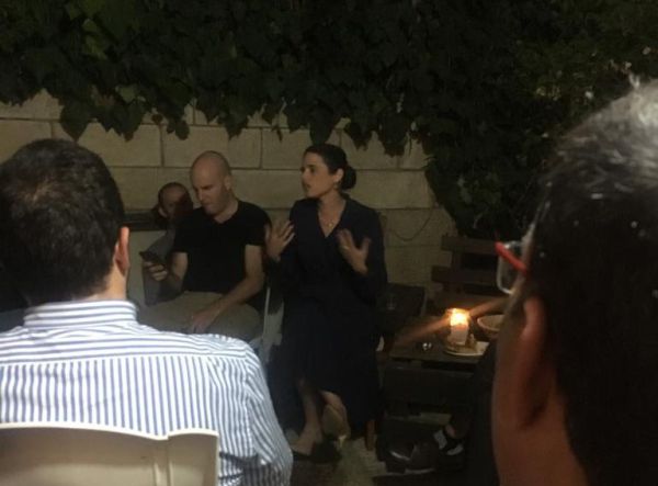 תומכי שקד לחצו במפגש: חיבור עם איחוד הימין