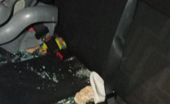 3 ילדים בהם תינוקת נפצעו בפיגוע אבנים בשומרון