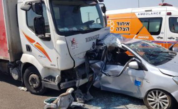 הותרו לפרסום שם האם ובנה התינוק שנהרגו בתאונה