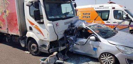 הותרו לפרסום שם האם ובנה התינוק שנהרגו בתאונה