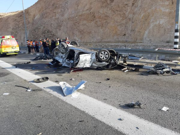 ההרוגים בתאונה: עמית בר לב והלל ללום מגוש עציון