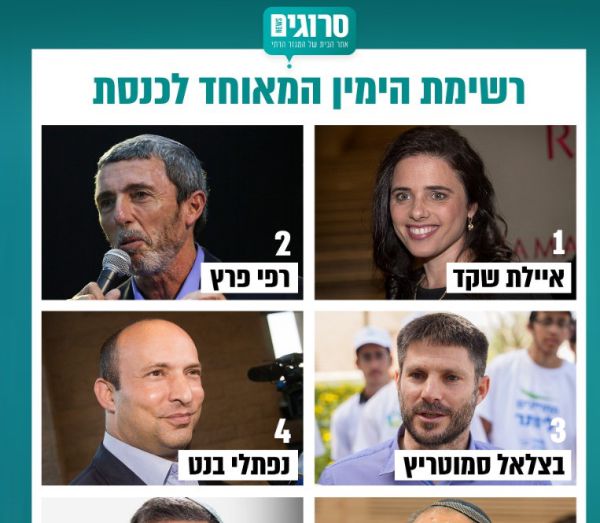 אחרי האיחוד, כך תיראה רשימת הימין לכנסת