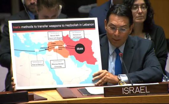 דנון חשף: "איראן מבריחה נשק לחיזבאללה דרך לבנון"