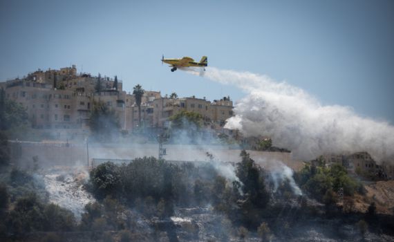 גל שריפות ענק: תושבי שבי שומרון פונו מבתיהם
