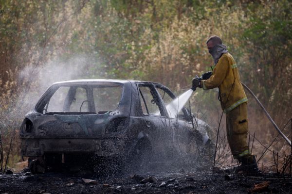 אירוע חריג בבנימין: חשד להצתת רכב על ידי נערים