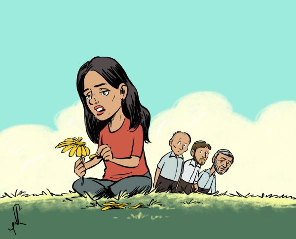 קריקטורה: איילת שקד לא מצליחה לבחור מפלגה