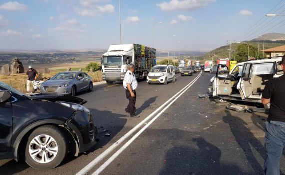 9 פצועים בתאונות דרכים קשות בצפון ובירושלים