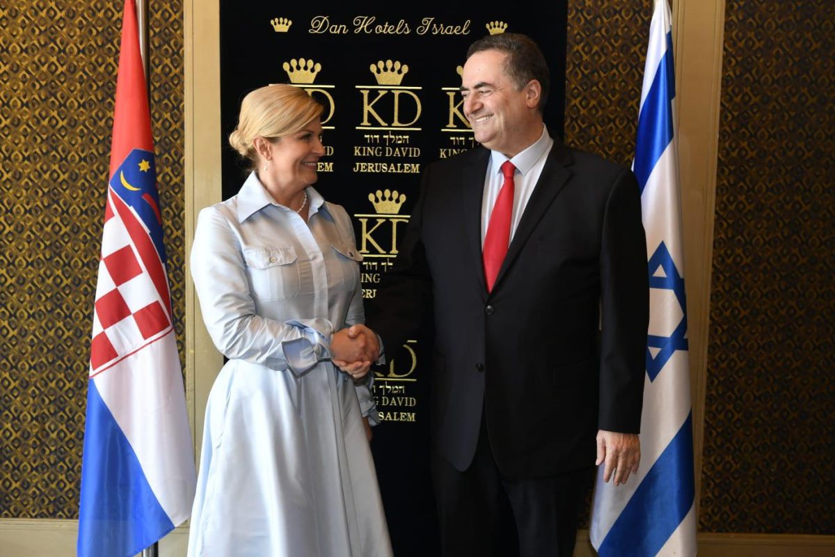 כץ לנשיאת קרואטיה: "על העולם להתאחד מול איראן"