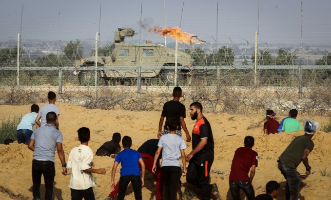  מתיחות בעזה: עימותים בין צה"ל למתפרעים פלסטינים