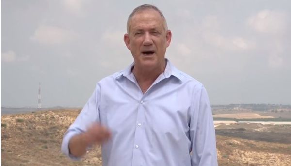 גנץ בעוטף עזה: "ההרתעה לא נשחקה- היא נמחקה"