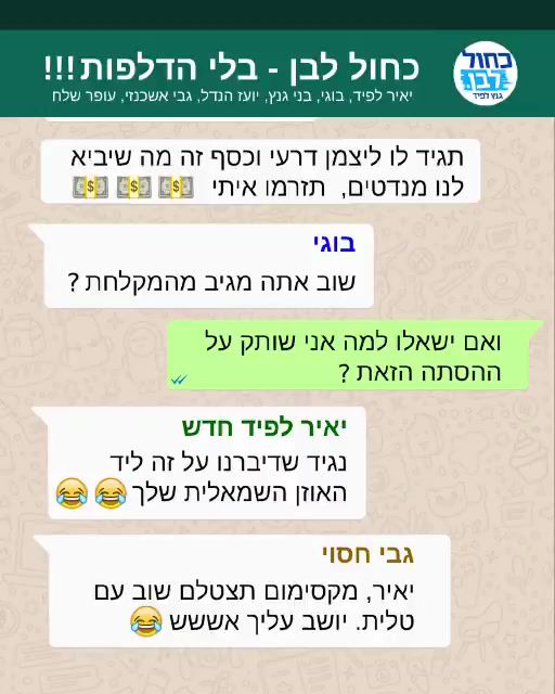 צפו: התגובה החרדית לסרטון הווטסאפ של לפיד