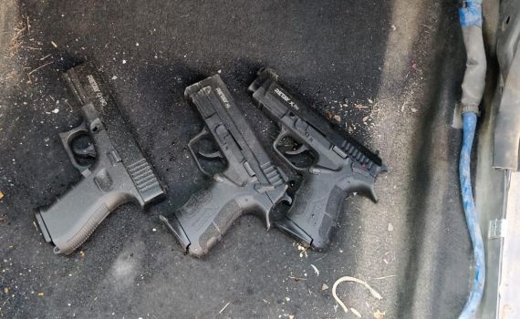 3 פלסטינים נתפסו בטול כרם עם כלי נשק ברכבם