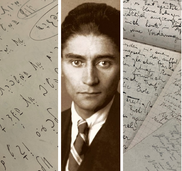 מאות כתבי יד של קפקא נחשפו, גם בעברית