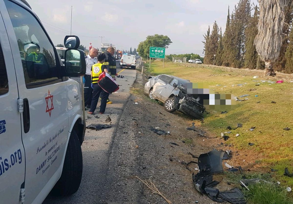 בוקר קשה בכבישים: הרוג בתאונת דרכים בכביש 90