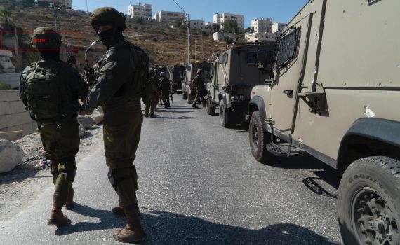 דובדבן עצרה חולית מחבלים שיידו סלע, ממנו נפצע מ"פ