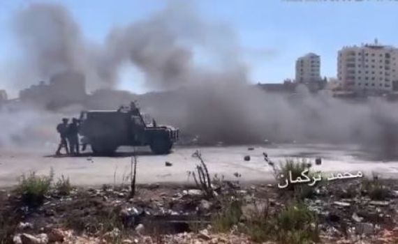 דיווח: עימותים בין צה"ל לפלסטינים בכניסה לביר זית