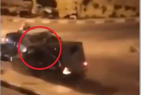 שני רכבים צבאיים התנגשו כתוצאה מיידוי אבנים