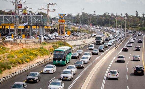 פקקים מצפון לדרום: מפת עומסי התנועה בכבישים