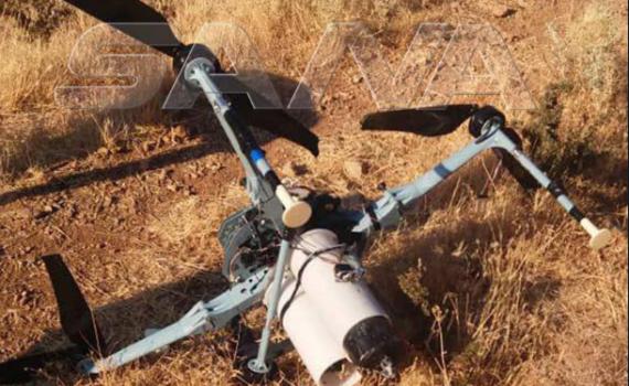 סוריה: "רחפן חמוש הופל סמוך לגבול עם ישראל"