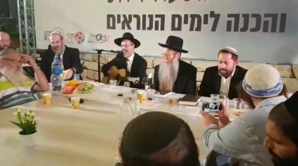 צפו: התוועדות עם מאות אנשים בשומרון