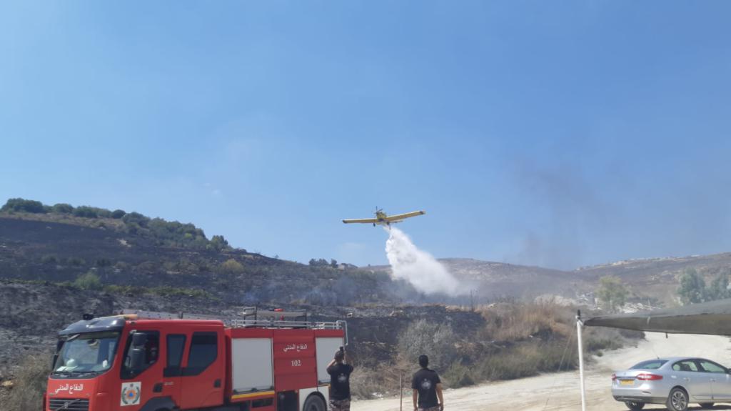 הושגה שליטה על השריפה שפרצה בהר ברכה