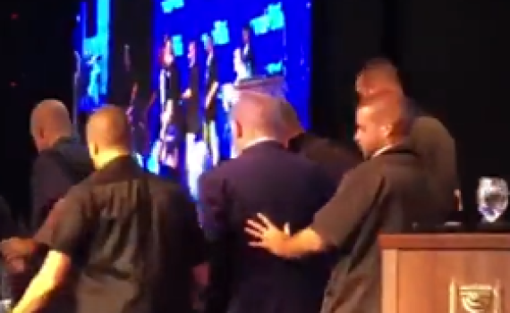 אזעקות באשדוד ואשקלון: נתניהו הורד מהבמה