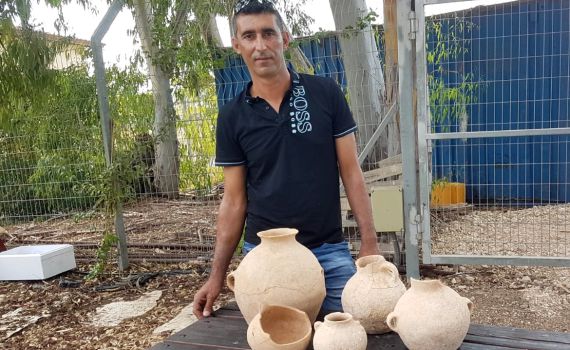 תושב הגליל מצא כלי חרס המתוארכים לימי נח